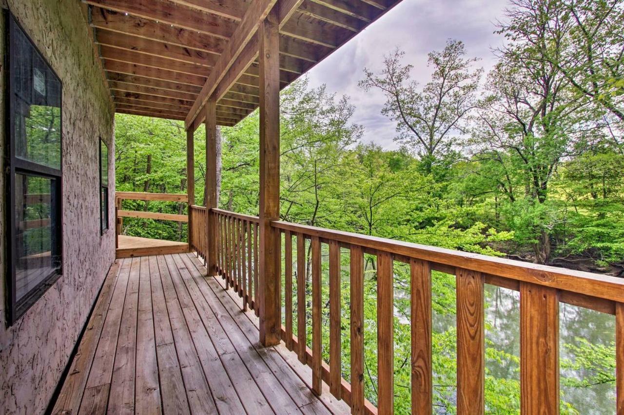 River Rush- Cozy Riverfront Cabin 5 Mi To Pigeon Forge سيفيرفيل المظهر الخارجي الصورة